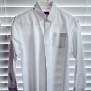 Dockers - White classic button down shirt (14)